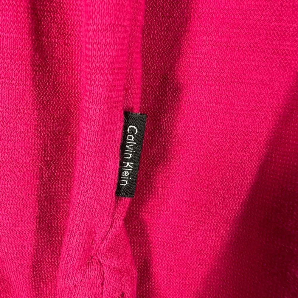 Calvin Klein‎ Mens Shirt Polo Large Pink Short Sleeve Pocket Lightweight Preppy